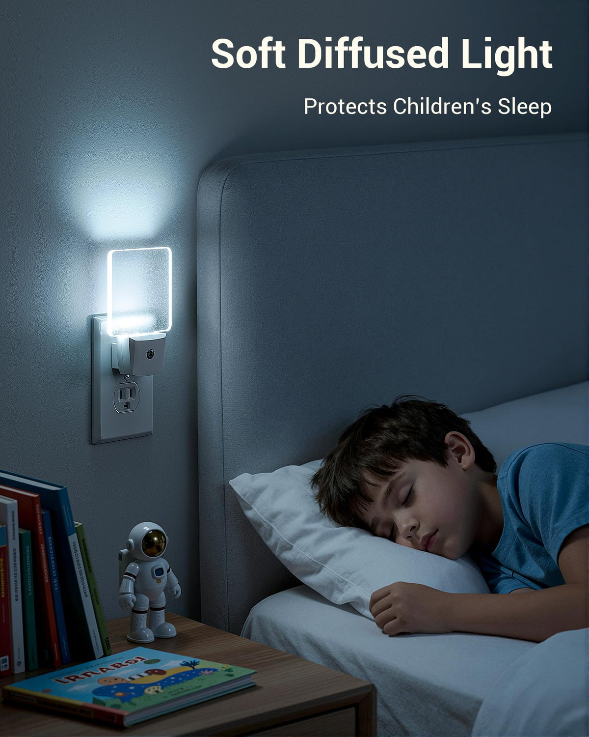 DEWENWILS energy-efficient night light suitable for stairs and hallways.