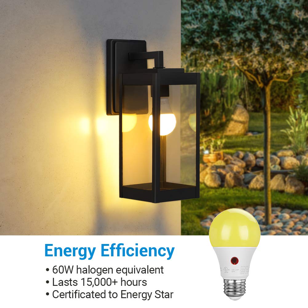 DEWENWILS A19 easy-install bulb for quick replacement in standard sockets.