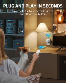 DEWENWILS compact design fits tight spaces beside furniture