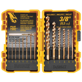 DEWALT compact ToughCase stores bits neatly for on-site organization