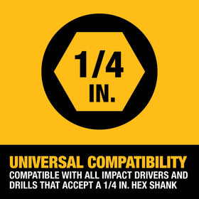 DEWALT 10x longer life diamond wheel provides durable cuts.
