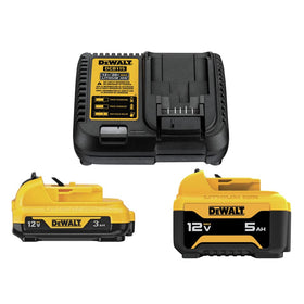 DEWALT 12V Starter Kit in a carry case for organized, on-the-go jobs.