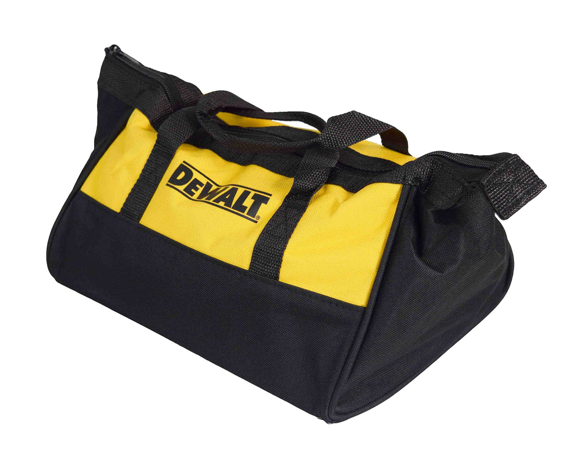 DEWALT 15-inch tool bag showing heavy-duty handles for rugged transport