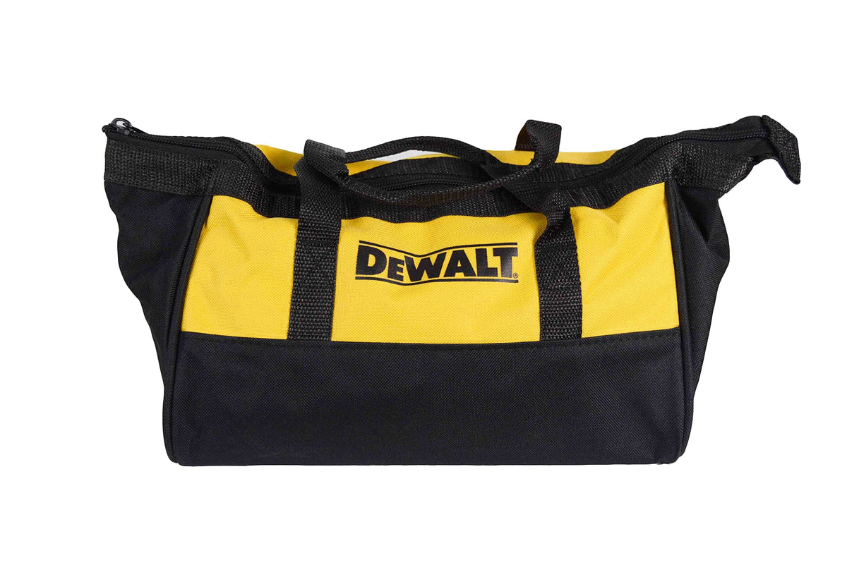 DEWALT 15-inch nylon tool bag with zipper closure for secure on-site storage