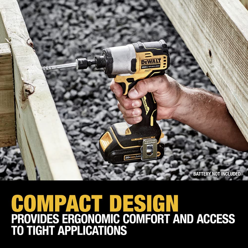 DEWALT DCF840B tool-only setup with battery not included for flexible kit planning