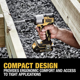 DEWALT DCF840B tool-only setup with battery not included for flexible kit planning