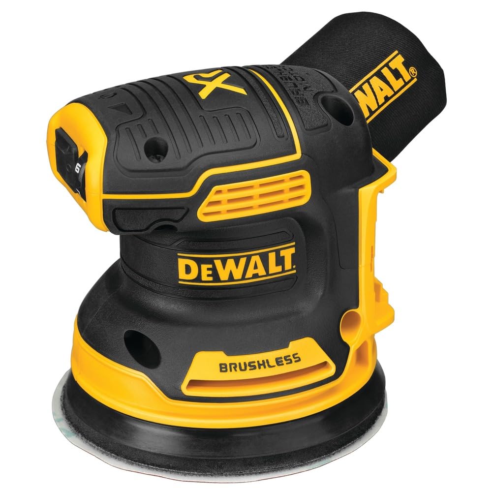 DEWALT compact 2.0Ah battery powers portable tools on the job.