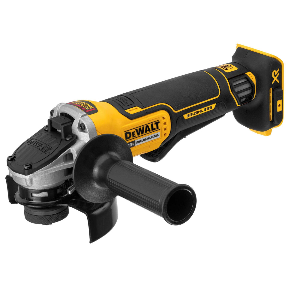 DEWALT 20V MAX angle grinder tool only for cordless, portable grinding tasks.