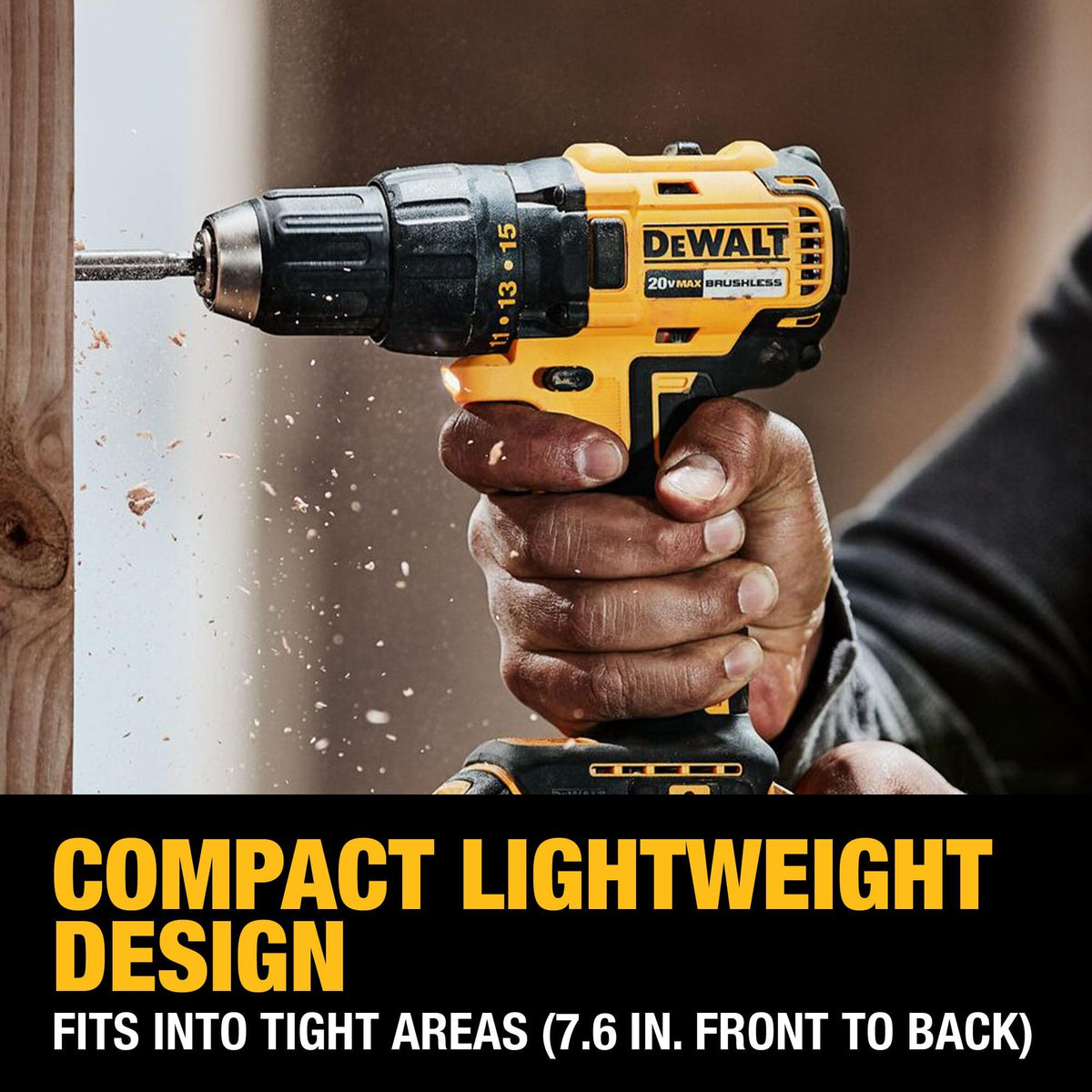 DEWALT 20V Max charger included for quick setup