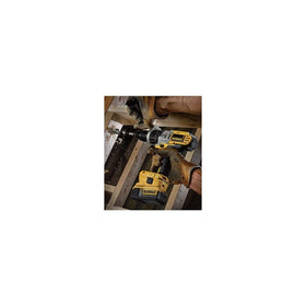 20V MAX battery in an 18V DEWALT tool using the adapter.