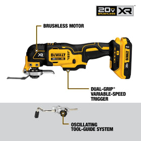 DEWALT LED work light 110 lumens on the job site