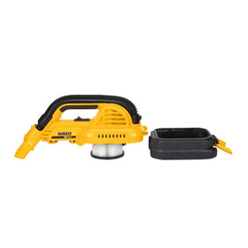 DEWALT Gore HEPA filter captures 99.97% of dust at 0.3 microns for clean results.