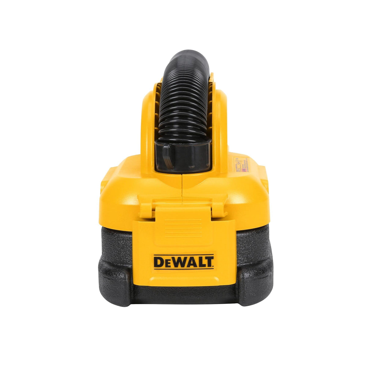 DEWALT 1/2 gallon tank simplifies emptying and cleaning.