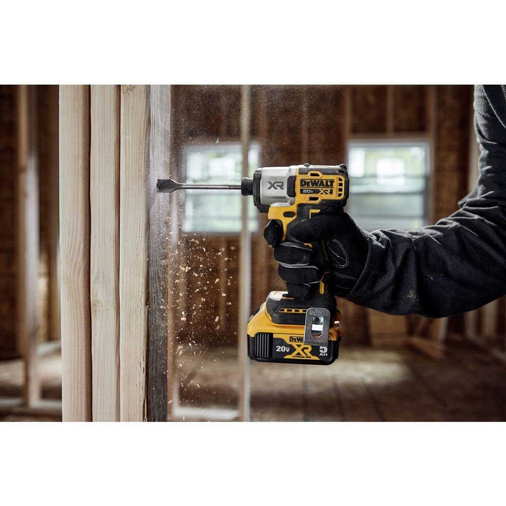 DEWALT 20V MAX Impact Driver with a 3-speed switch for varied fastening tasks.