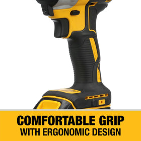 DEWALT DCF787 LED light illuminates work area