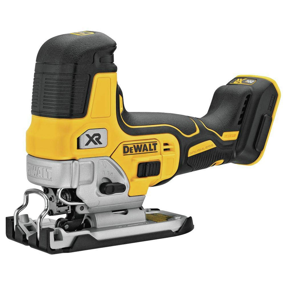 DEWALT 20V MAX Jig Saw with barrel grip for precise control on cuts