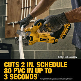 Up to 400 cuts per charge keep work sessions productive.