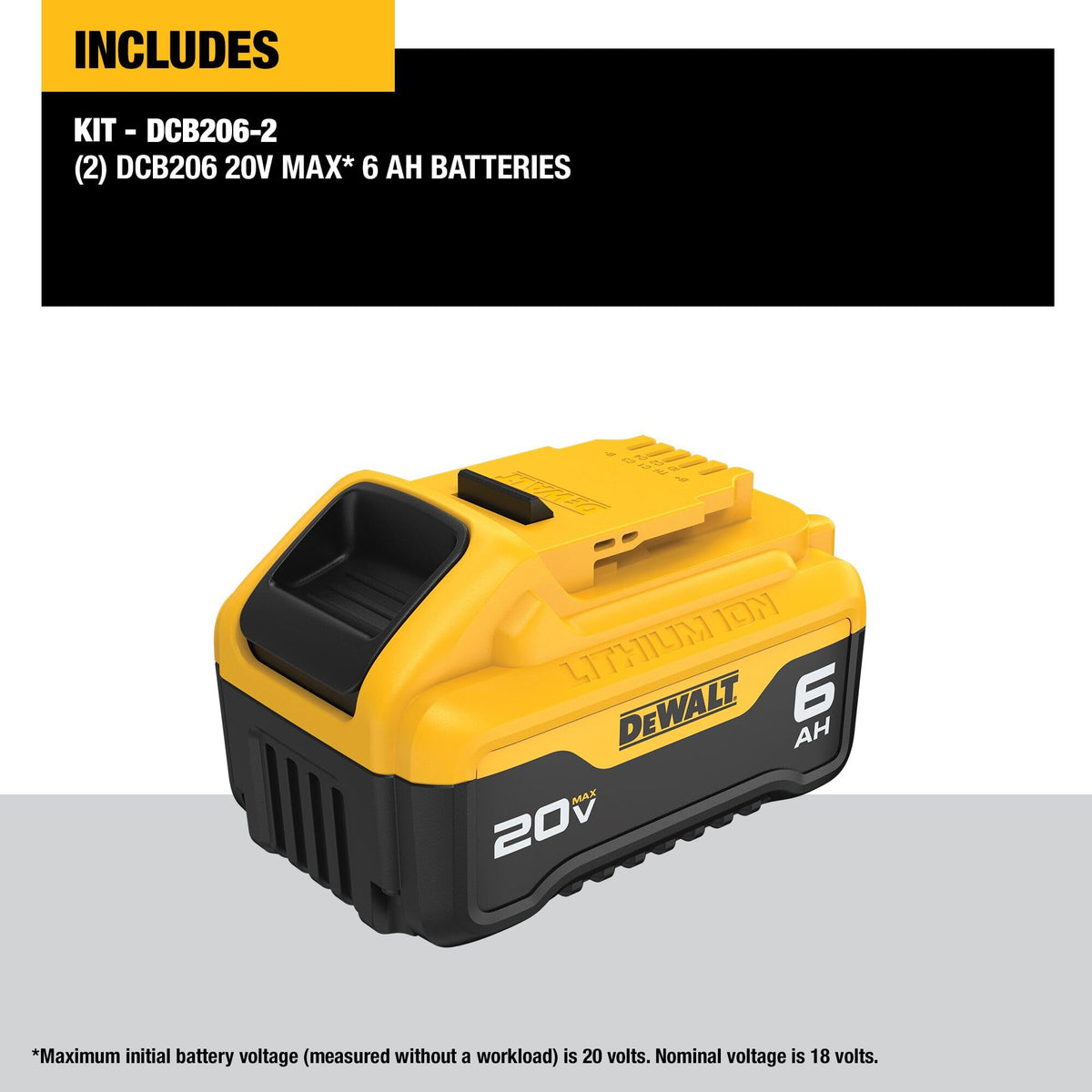 DEWALT 20V MAX system compatibility ensures versatile use across tools and chargers.