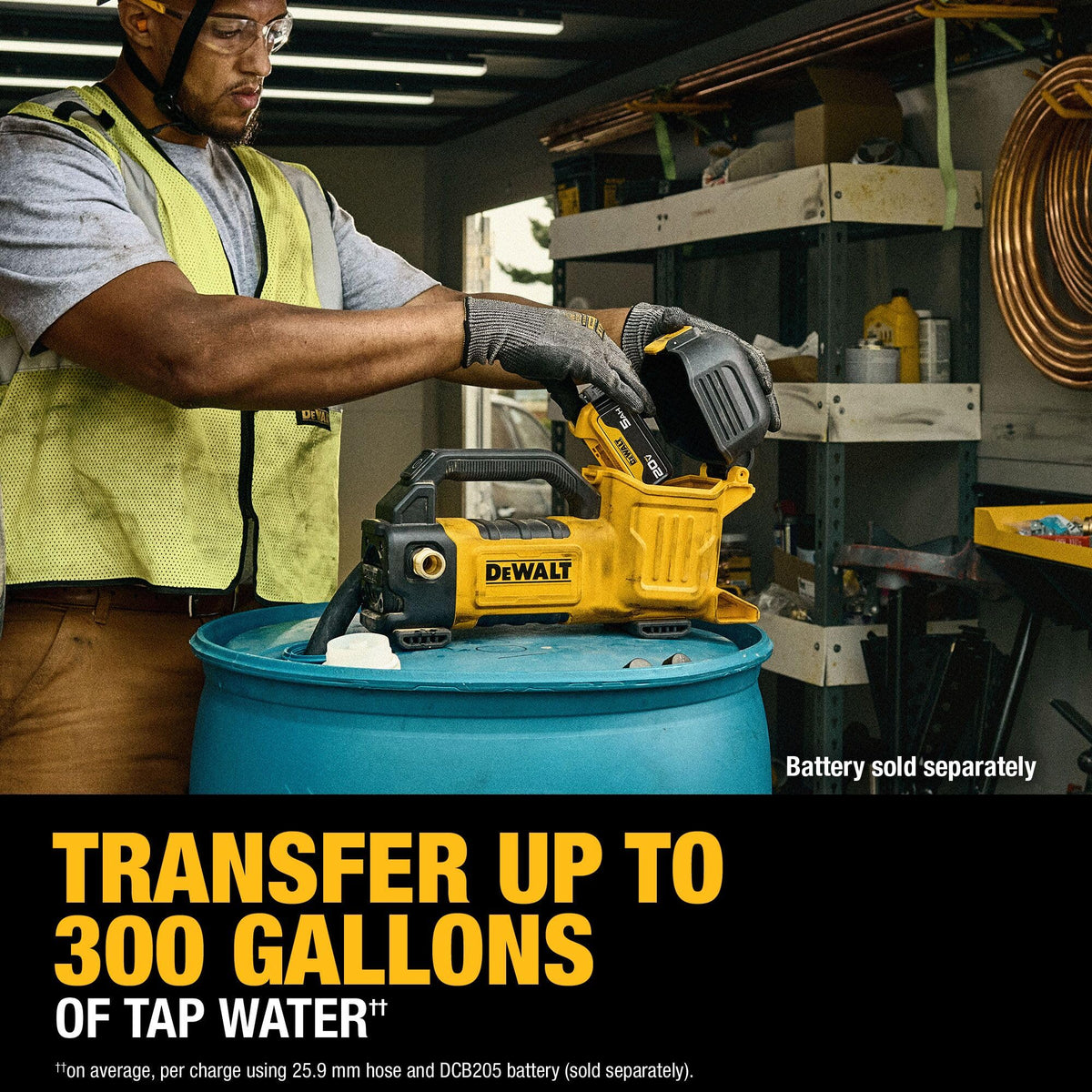 DEWALT DCE050B LED-embedded power switch offers clear visibility during operation
