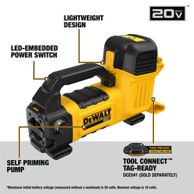 Side-angle view highlights lightweight design for easy handling on job sites