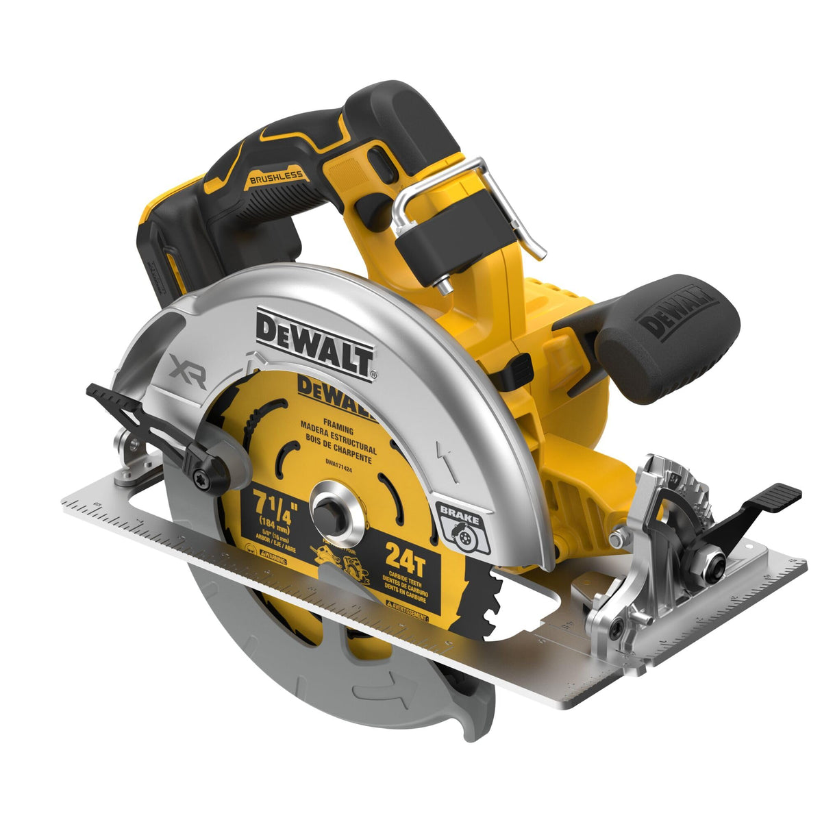 DEWALT DCS590B top handle design provides comfortable control on site.
