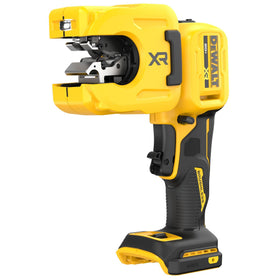 DEWALT DCE154B copper tubing cutter in action delivering fast, clean cuts.