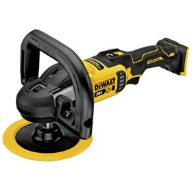 DEWALT rubber overmold grip reduces slip for secure handling.