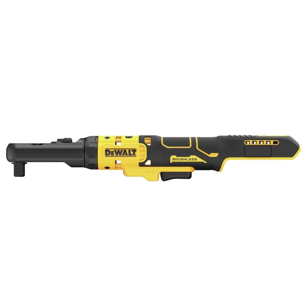 DEWALT ratchet delivers 75 ft-lbs torque for stubborn fasteners