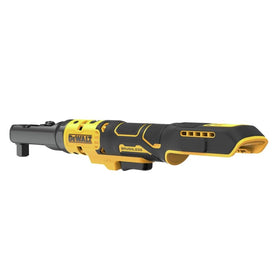 DEWALT ratchet LED light brightens dim work areas for accuracy