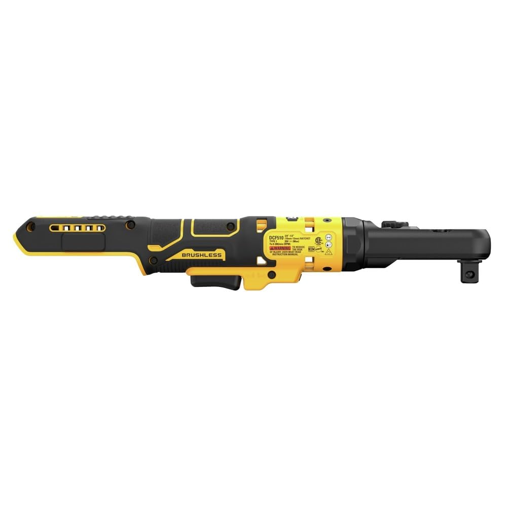 DEWALT no-load speed up to 300 RPM for quick fastening and removal