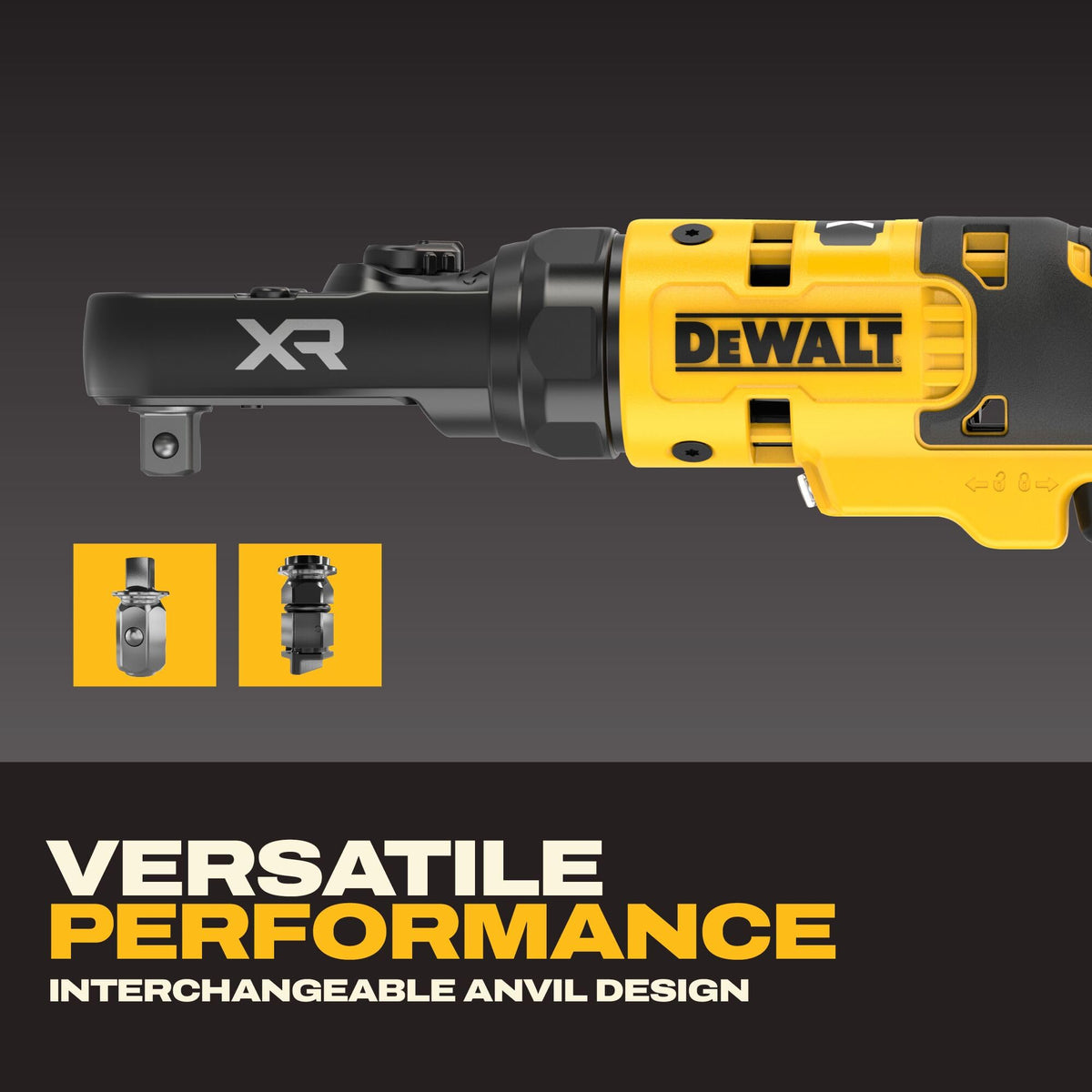 DEWALT 20V Max XR sealed-head design supports comfortable use in confined spaces.