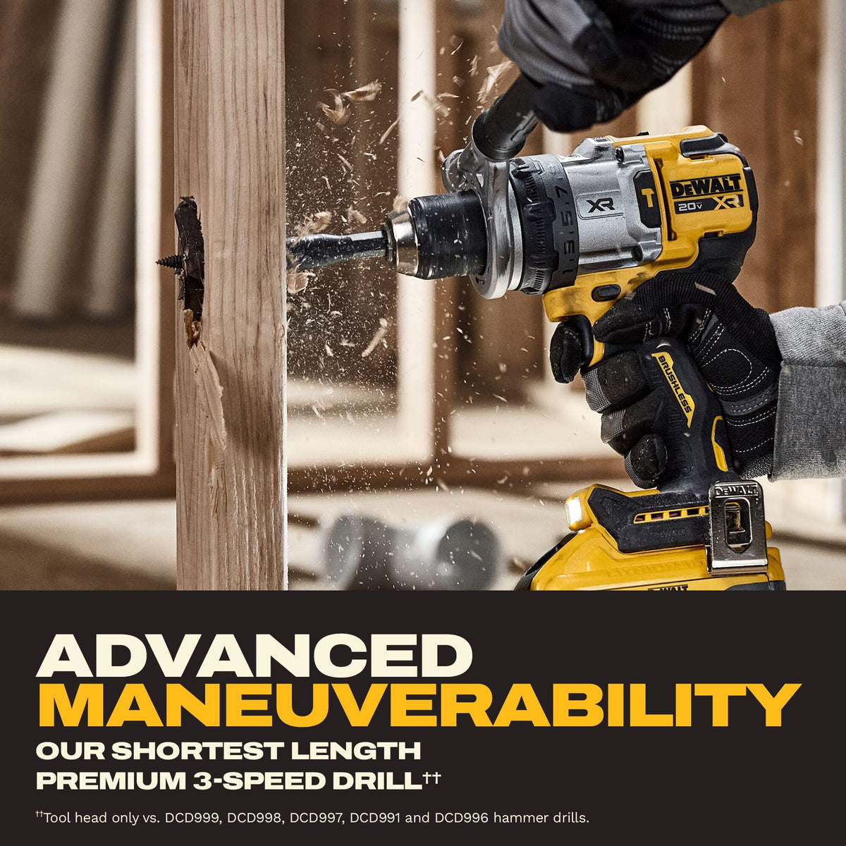 DEWALT 8Ah battery for extended runtime between charges