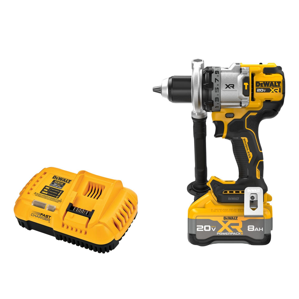 DEWALT hammer drill with anti-rotation system for safer control