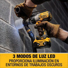DEWALT nitro-carburized chuck provides superior bit retention during high torque work