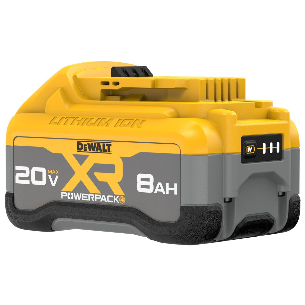 DEWALT 20V MAX XR PowerPack 8Ah durable construction withstands drops