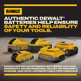 DEWALT 20V MAX XR PowerPack 8Ah in use with tools, extended runtime