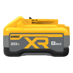 DEWALT 20V MAX XR PowerPack 8Ah long-lasting performance on-site