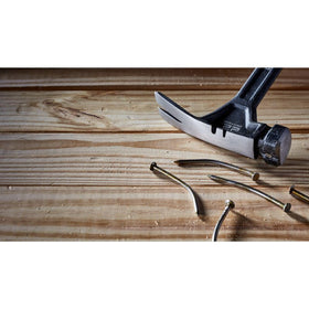 One-piece steel construction with heat-treated shaft for long life