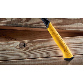 Dewalt 22 oz hammer with seamless toe-nailing face for precise nails