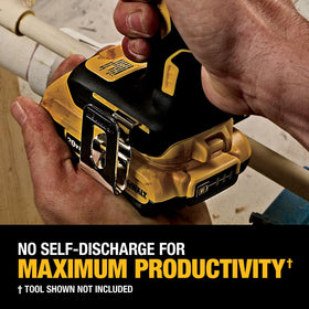 DEWALT 3-year warranty badge emphasizes dependable after-sales support
