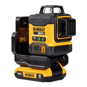 DEWALT 3x360 green cross-lines display for versatile alignment across spaces