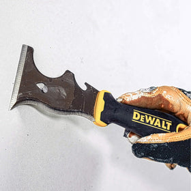DEWALT 9-in-1 painter's tool can opener for on-site access