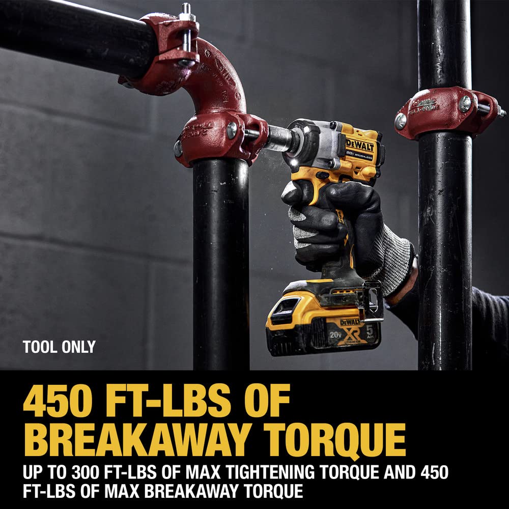 Durable glass-filled nylon housing on the DEWALT ATOMIC