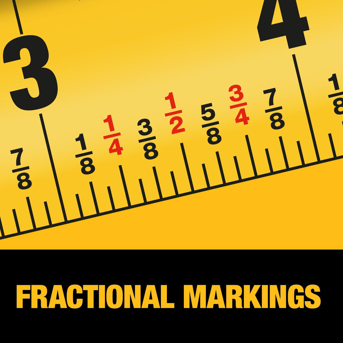 DEWALT Atomic fractional blade graphics speed up quick fractional reads