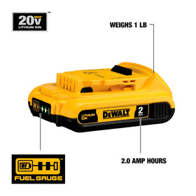 DEWALT lightweight design reduces fatigue during extended tool use.