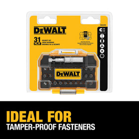 DEWALT belt clip design providing accessible storage.