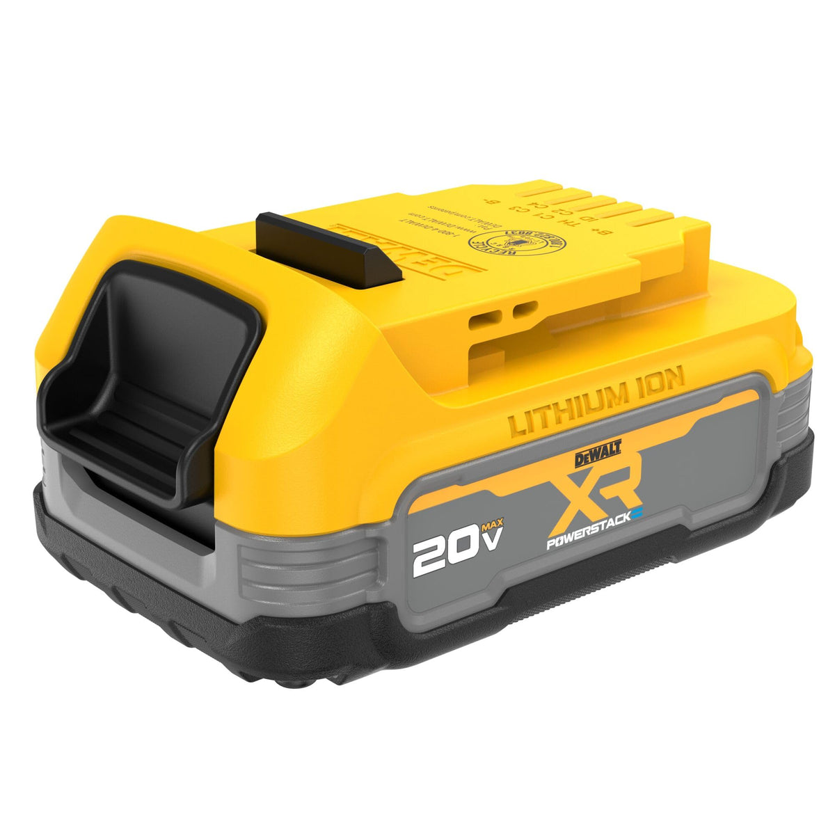 DEWALT PowerSTACK compact design enables work in tight spaces with consistent power.