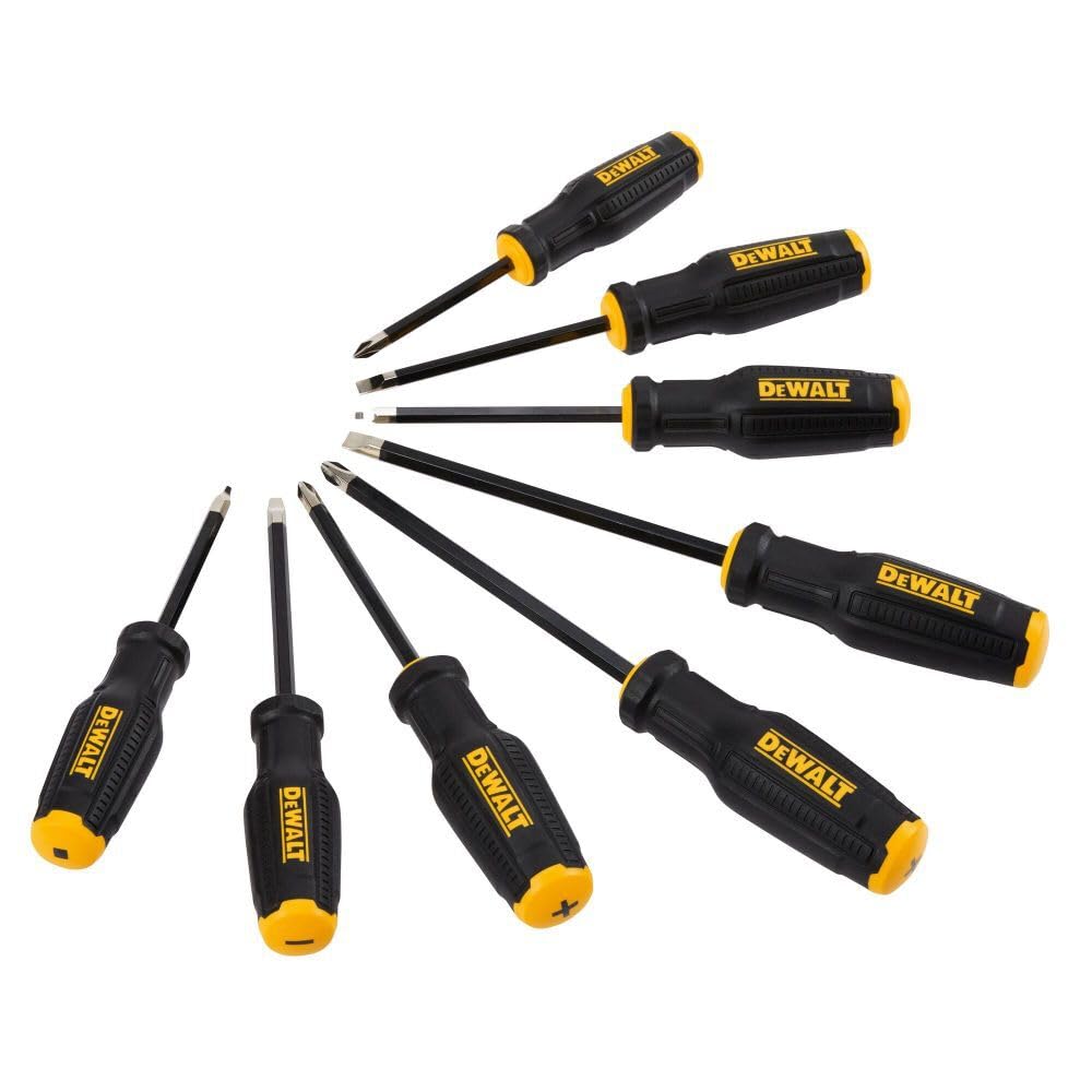 DEWALT Bi-material handle provides secure, comfortable grip