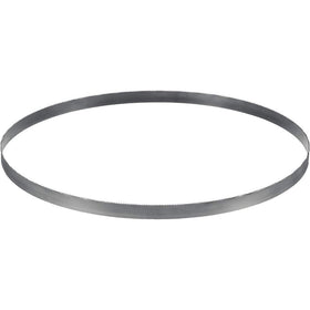 DEWALT bimetal band saw blade close-up showing durable edge for metal cutting