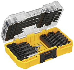 DEWALT bit-bar design allows quick bit removal for faster projects.